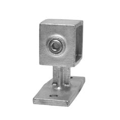 Buiskoppeling Leuningdrager - vierkant - 25 mm